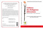 CAHIERS DES RELIGIONS AFRICAINES. Semestriel