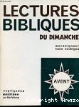 Les lectures bibliques du dimanche